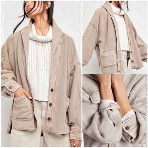 Free People Jordan Jacket Magic Mushroom Shacket